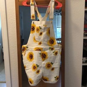 Sunflower short overalls